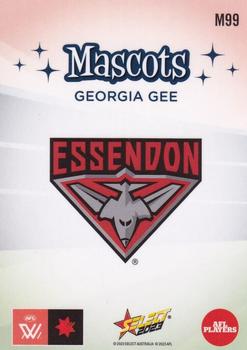2023 Select AFL Footy Stars - Mascots #M99 Georgia Gee Back